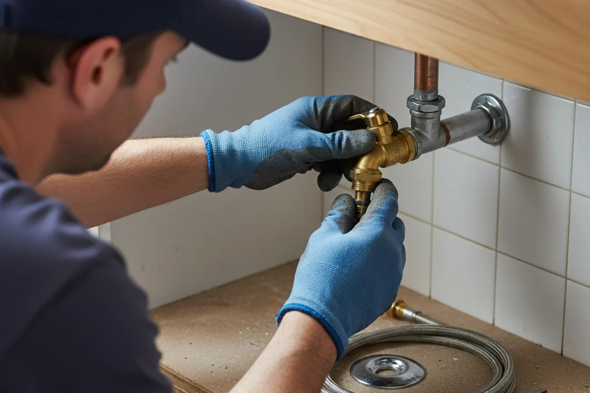 Shutoff valve and fitting work during Repiping in Armstrong